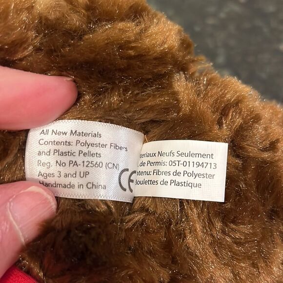 Plushland | Montreal Canadiens Sweater Bear. Size 10” - Picture 8 of 8